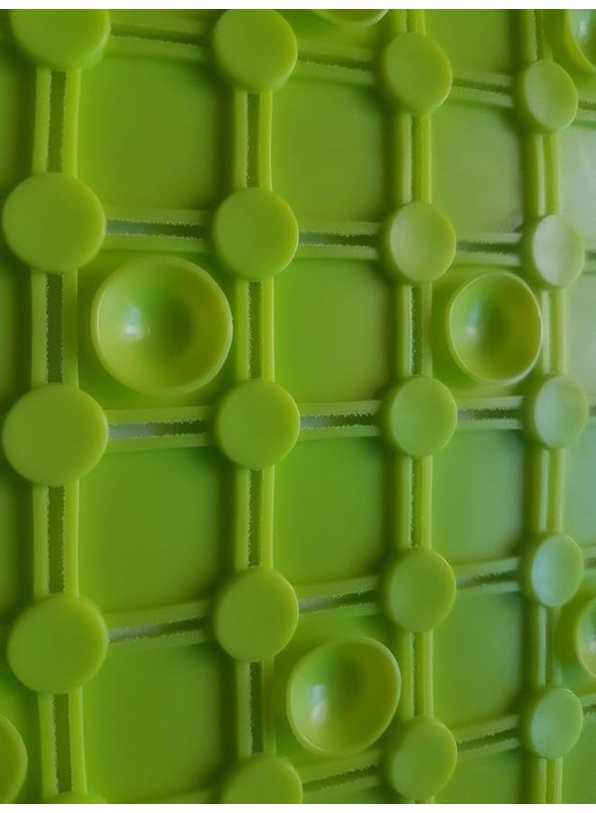 Non-Slip Bath Mat Shower Rug PVC Mat Anti-Bacterial (Green) - Image 2